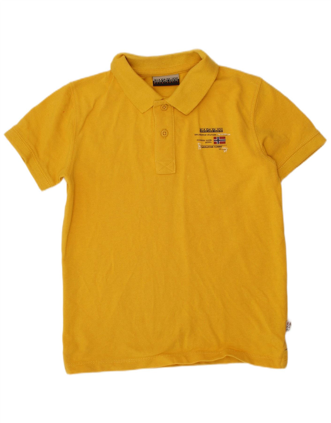 Pólo NAPAPIJRI Menino 5-6 Anos Amarelo
