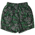 Shorts de natação masculino Nike pequeno verde floral poliéster
