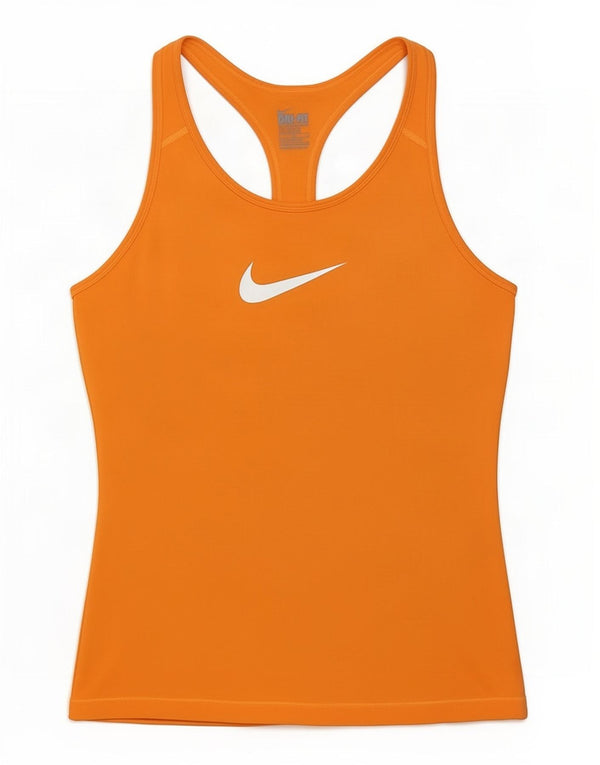 Colete gráfico Nike feminino Dri Fit Top UK 14 grande amarelo