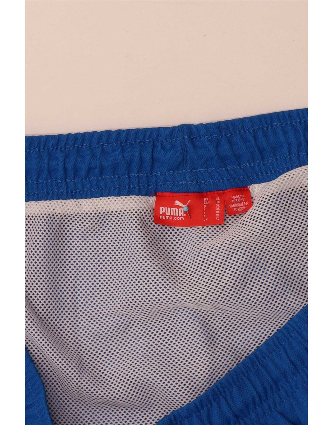 Shorts esportivos gráficos masculinos Puma XL azul
