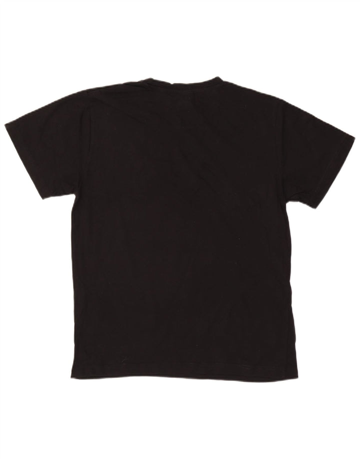 Camiseta masculina LOTTO Top médio algodão preto