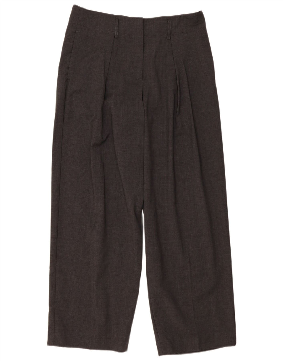 Calça feminina Massimo Dutti cintura alta UE 40 médio W30 L29 cinza