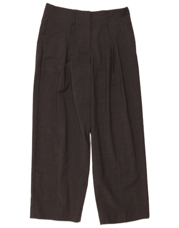 Calça feminina Massimo Dutti cintura alta UE 40 médio W30 L29 cinza