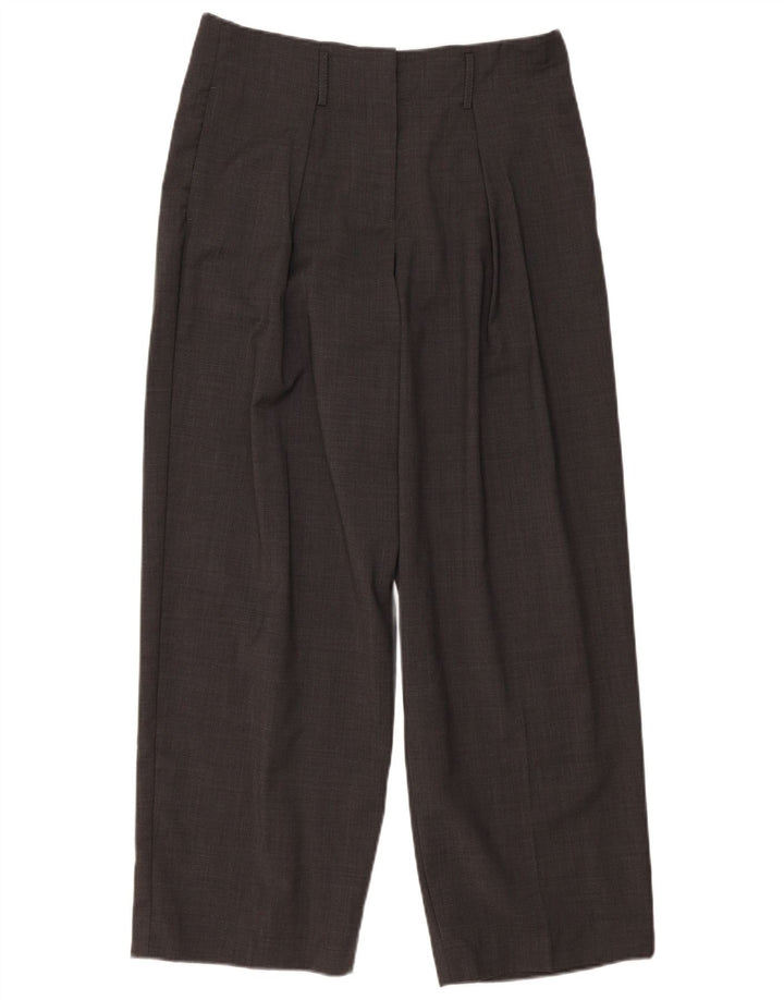 Calça feminina Massimo Dutti cintura alta UE 40 médio W30 L29 cinza