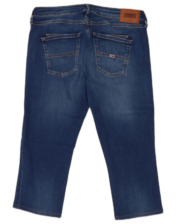 Jeans Tommy Hilfiger feminino Capri W30 L18 azul algodão