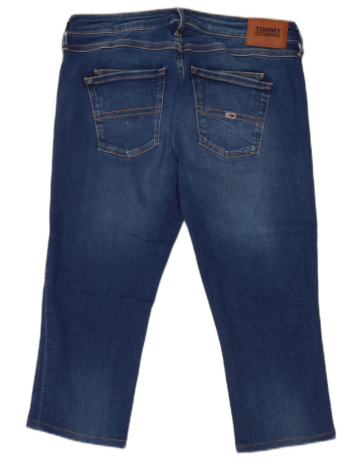 Jeans Tommy Hilfiger feminino Capri W30 L18 azul algodão