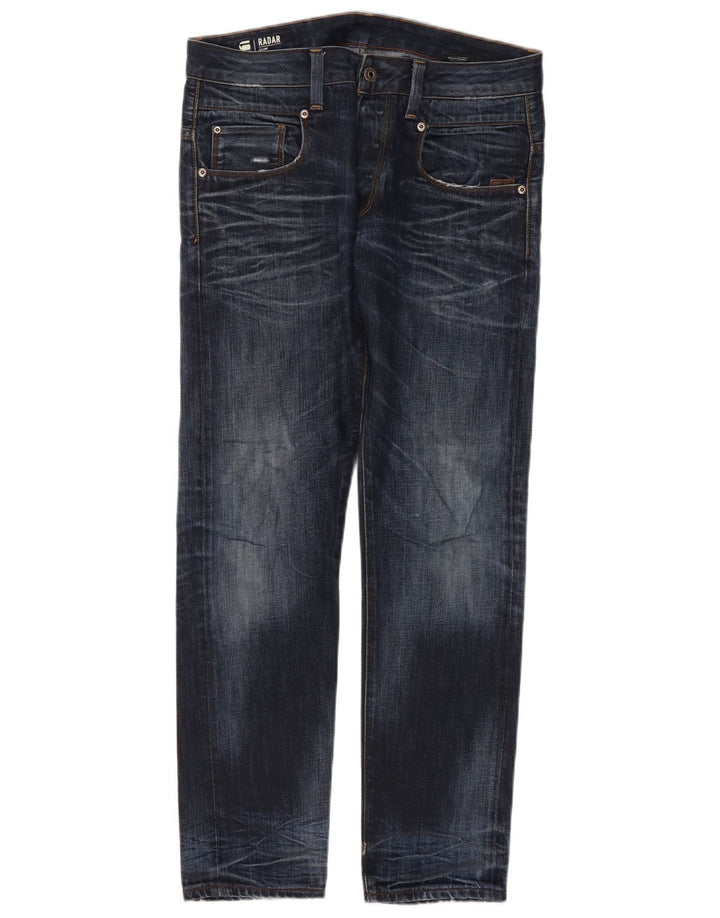 G-Star Masculino Radar Slim Jeans W31 L30 Azul Marinho Algodão