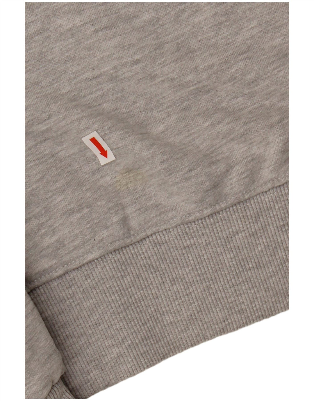 Superdry moletom gráfico masculino jumper médio cinza algodão manchado