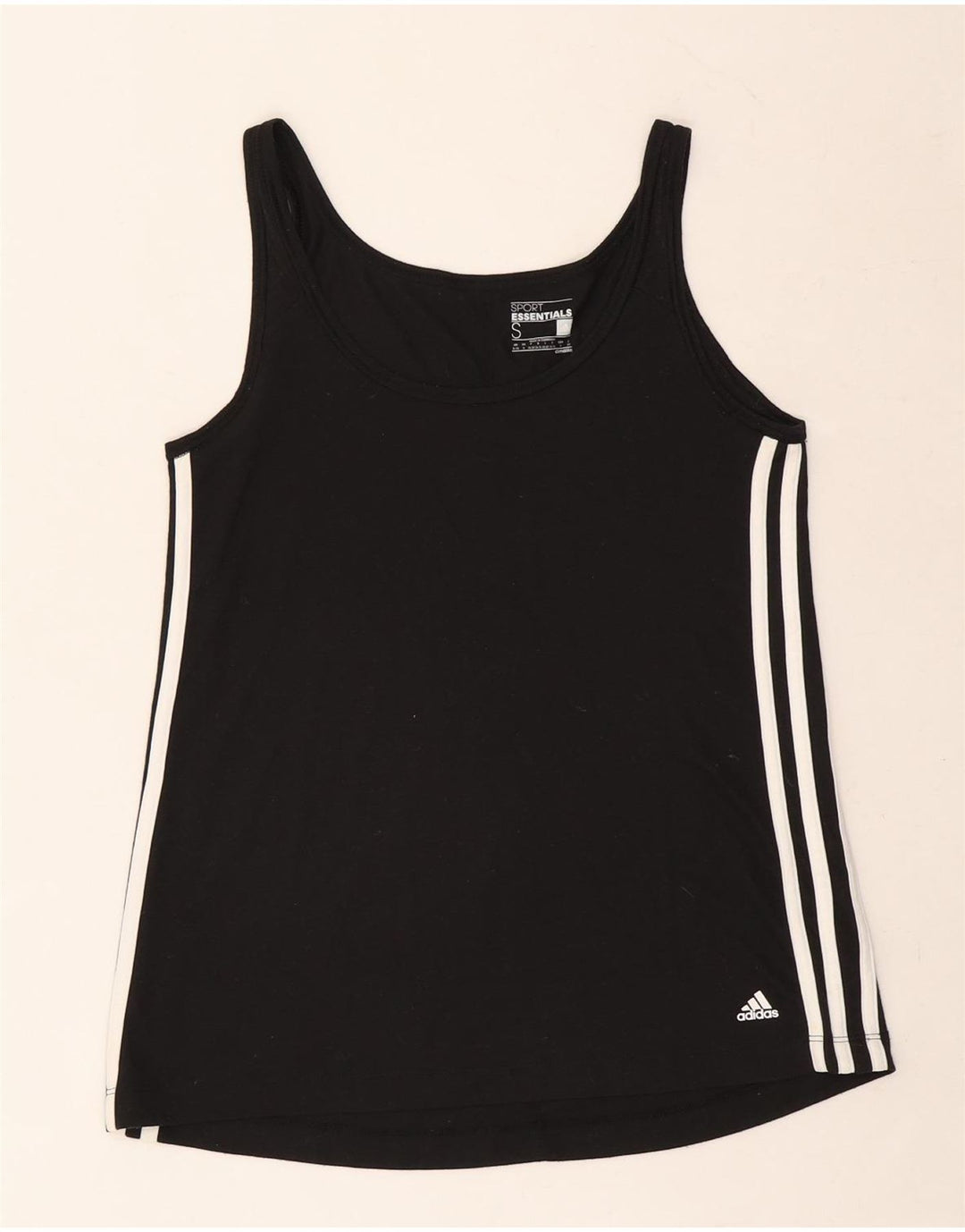Adidas Womens Climalite Vest Top UK 8/10 Pequeno Preto