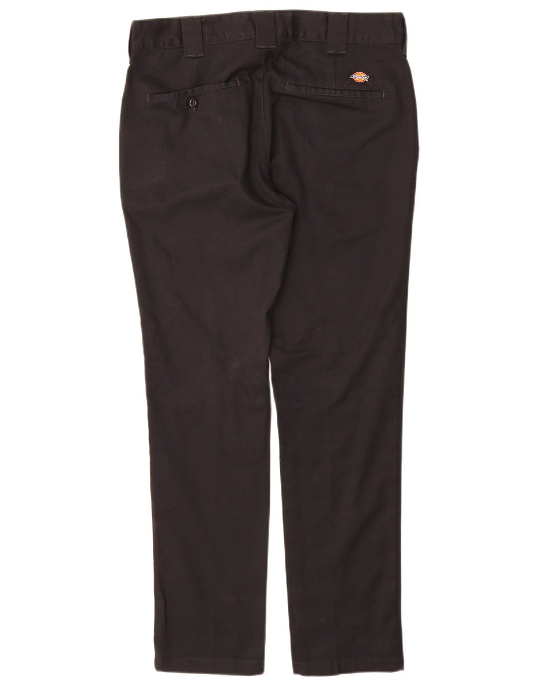 Calças Dickies masculinas Slim Fit Chino W32 L32 poliéster preto