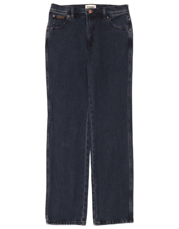 Wrangler Masculino Texas Straight Jeans W29 L32 Azul Marinho Algodão