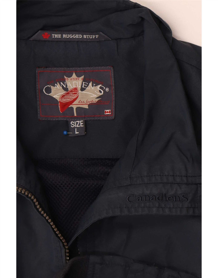 Jaqueta bomber masculina Canadiens UK 40 grande azul marinho