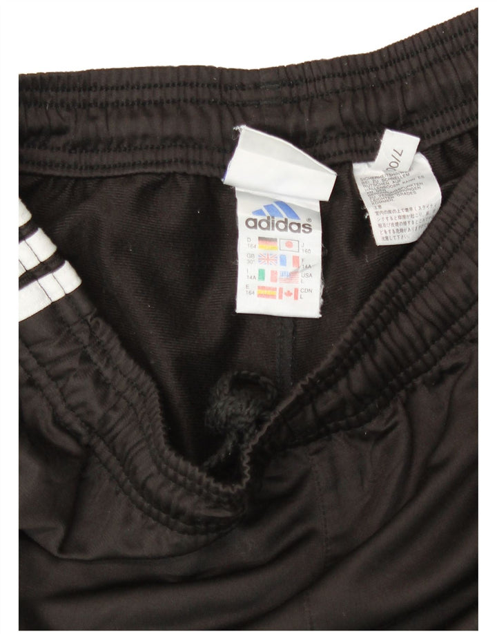 Calças de treino Adidas meninos 13-14 anos preto poliéster