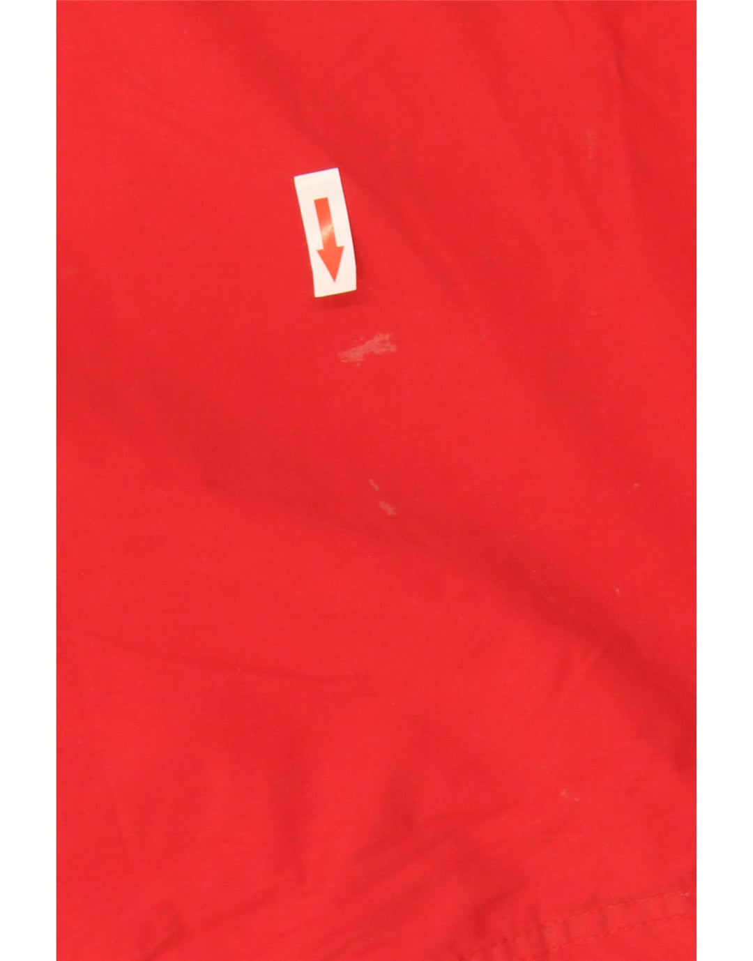Capa de chuva feminina com capuz Joules UK 14 algodão vermelho médio
