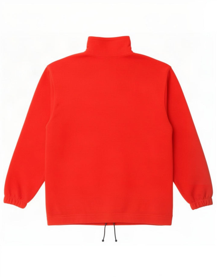 Jumper de lã masculino Ellesse com decote em zíper médio vermelho