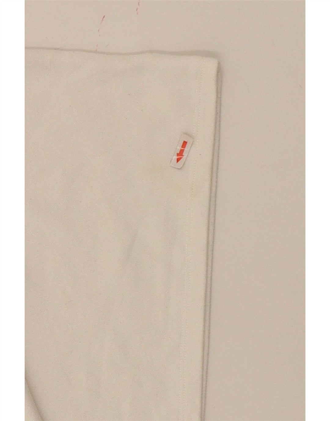 Campeão feminino oversized crop top gráfico manga comprida Reino Unido 10 pequeno branco