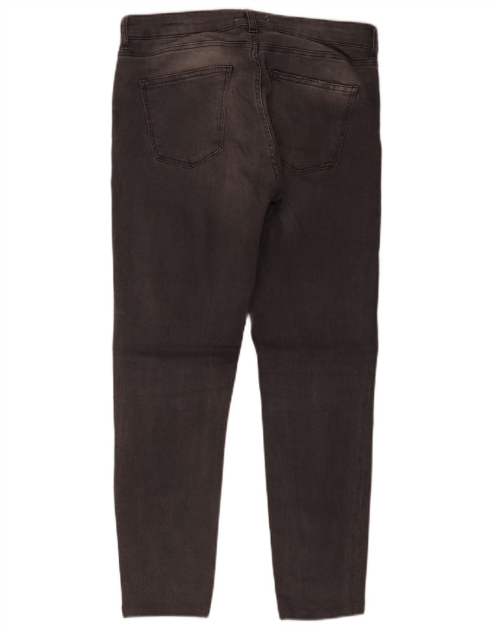 Calça jeans feminina Zara EU 40 médio W30 L25 algodão cinza