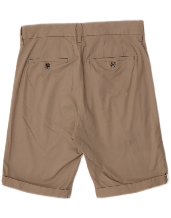 Calvin Klein Masculino Pegged Chino Shorts W30 Médio Bege