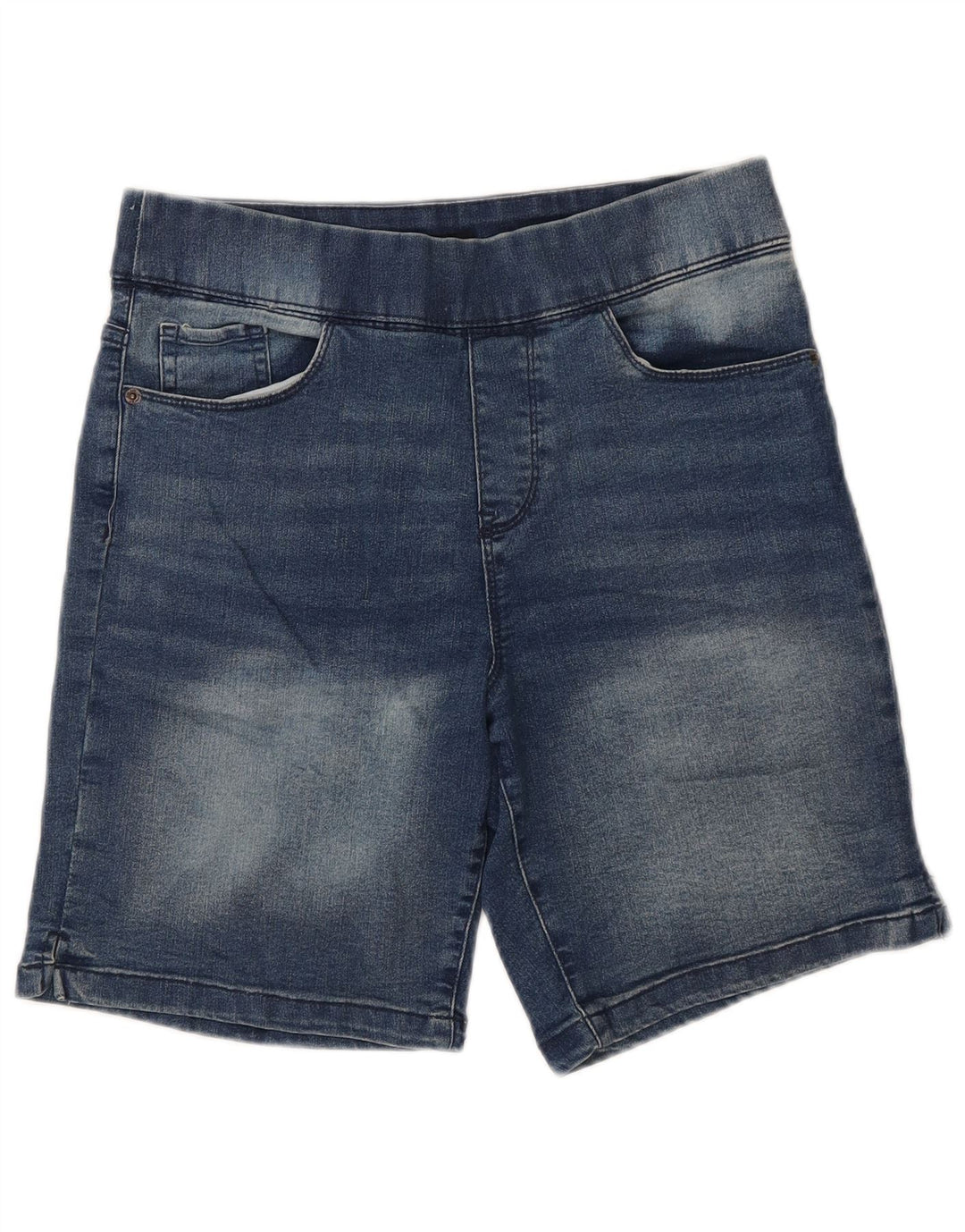 Shorts jeans masculino DKNY pequeno W30 azul algodão