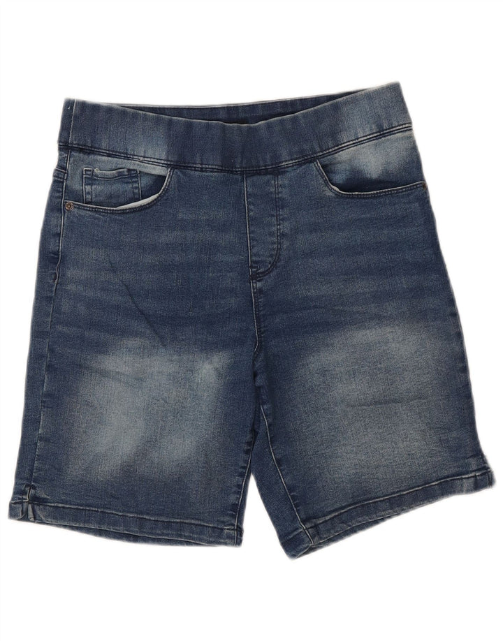 Shorts jeans masculino DKNY pequeno W30 azul algodão