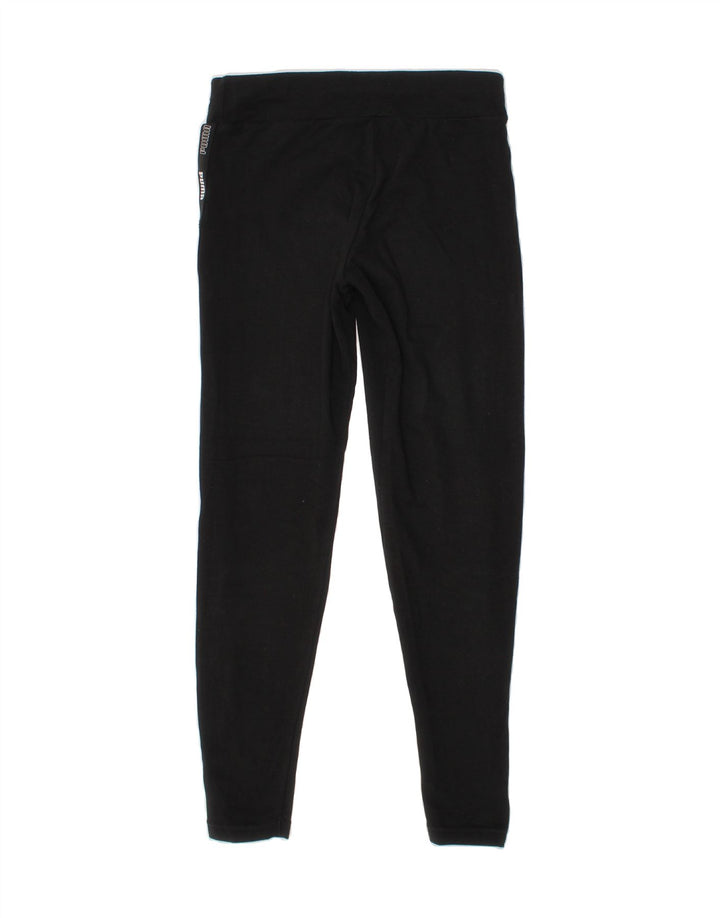 PUMA Girls Graphic Leggings 11-12 Years  Black Cotton Vintage Puma and Second-Hand Puma from Messina Hembry 