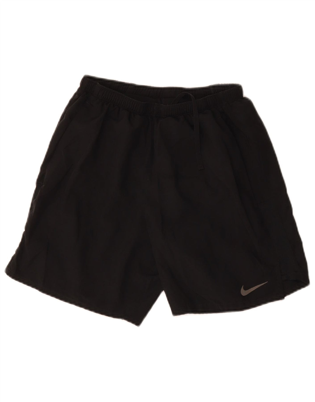 NIKE Womens Dri Fit Sport Shorts UK 8 Pequeno Poliéster Preto
