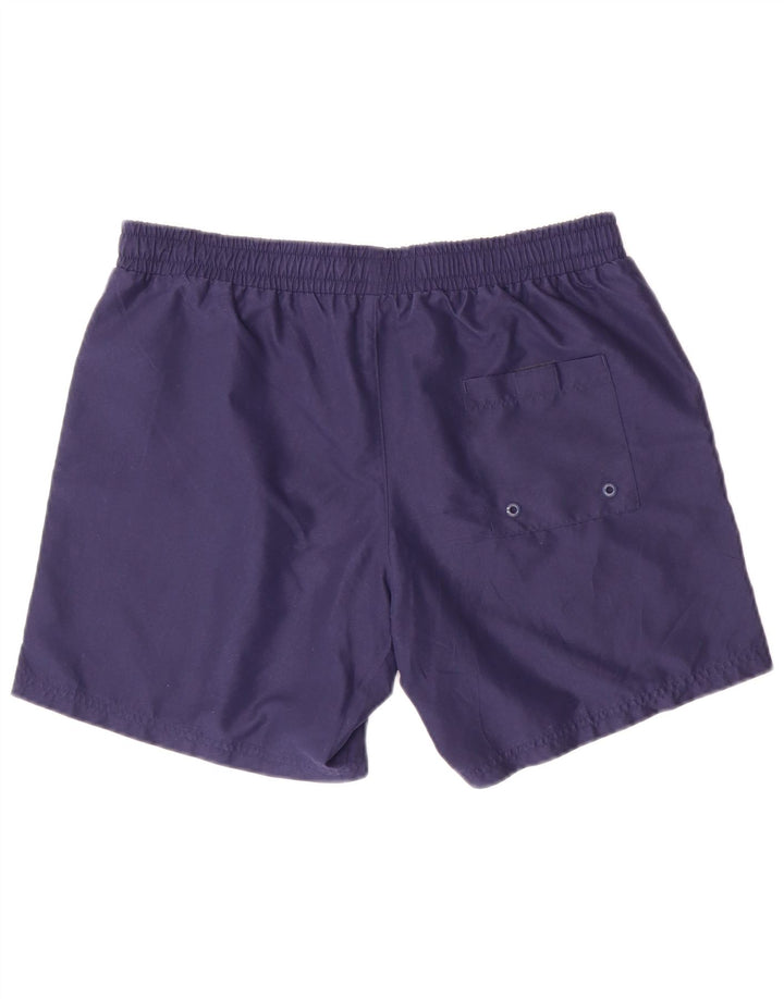 Shorts de banho masculino Fila médio azul marinho poliéster