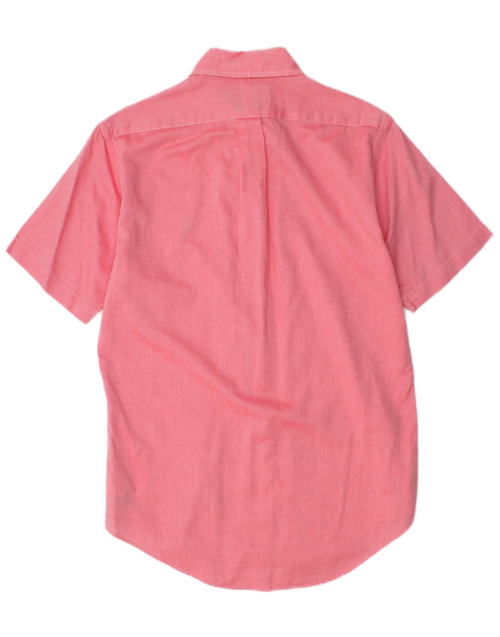 Ralph Lauren Camisa masculina de manga curta XS algodão rosa