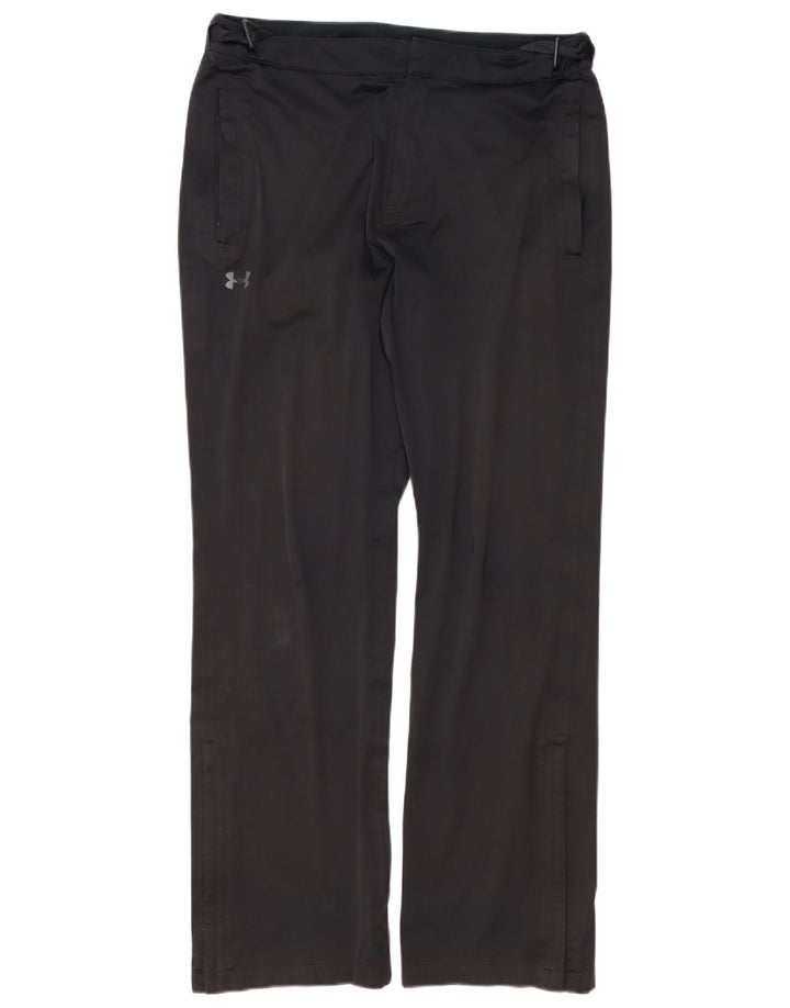 Under Armour Calça masculina reta casual média W32 L34 preta
