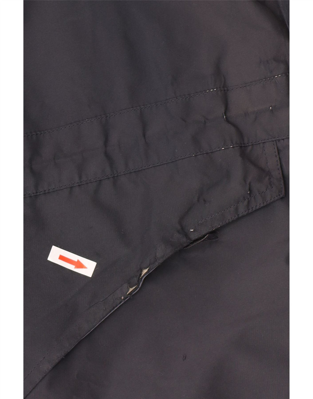 Jaqueta de chuva masculina Berghaus com capuz UK 42 XL poliéster azul marinho
