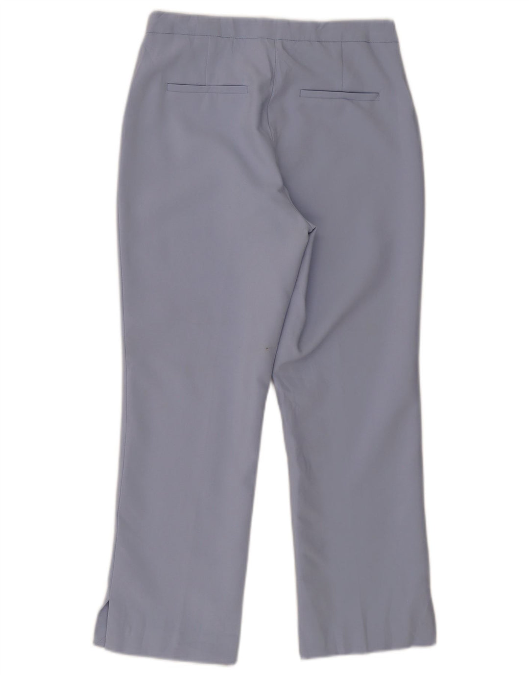Calça feminina reta casual ZARA médio W28 L26 azul