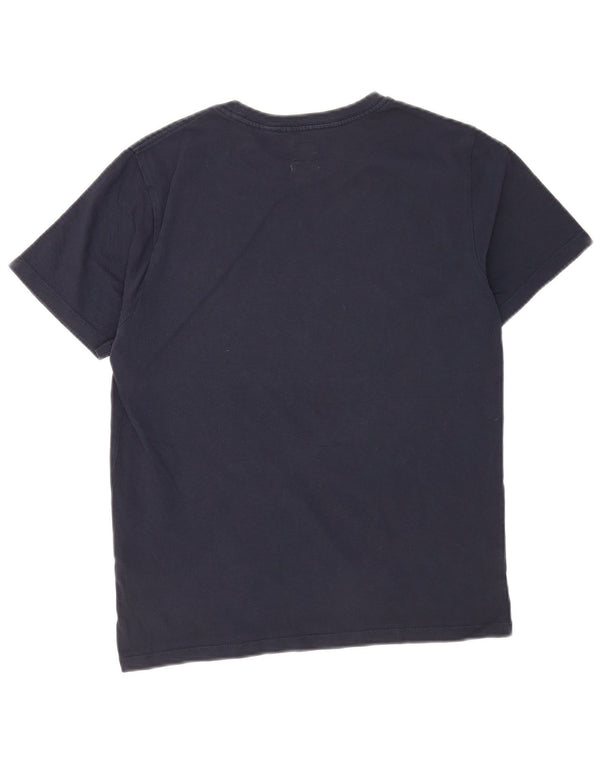 Camiseta masculina padrão Levi's Top pequeno algodão azul marinho