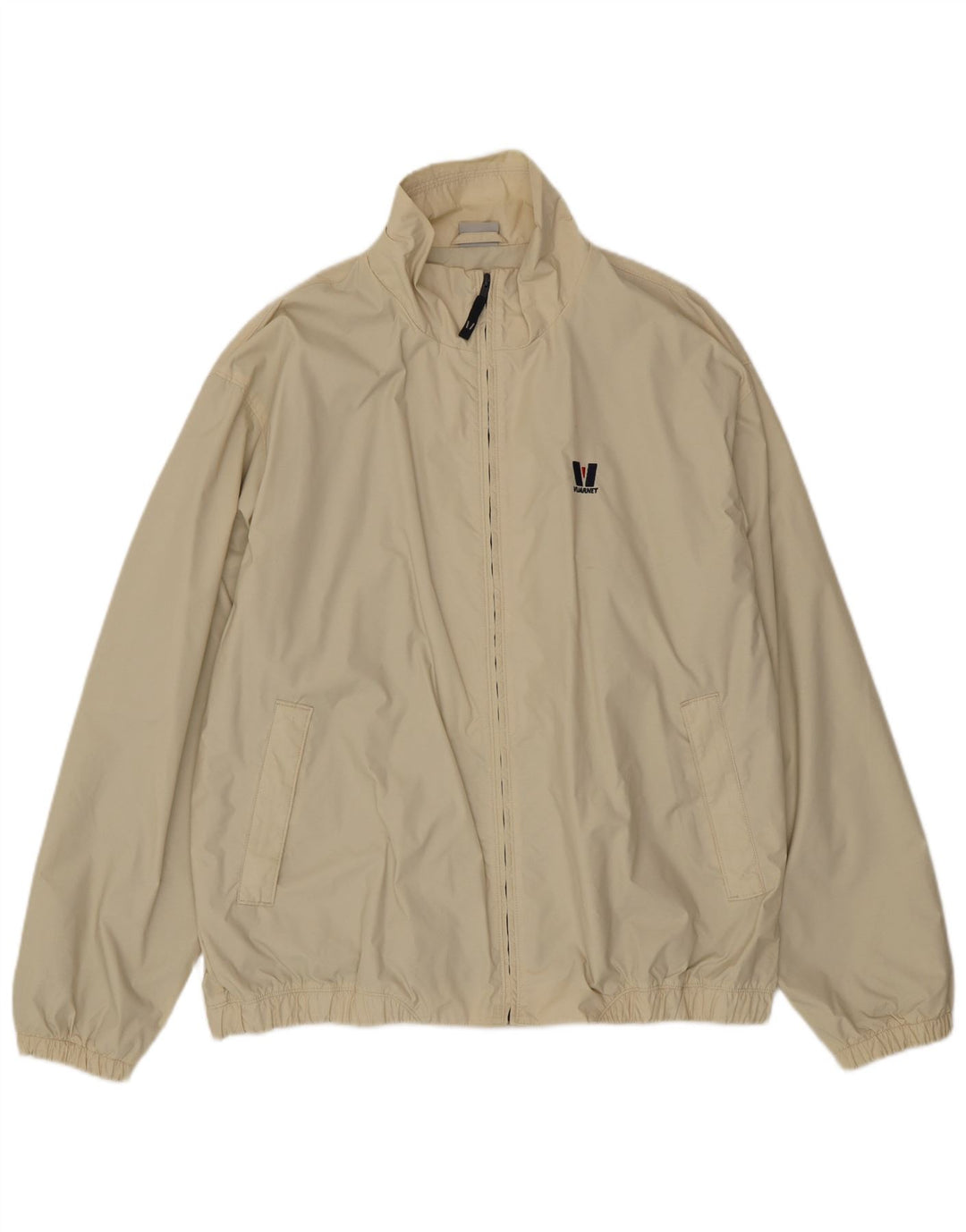 Jaqueta bomber masculina Vuarnet de ajuste solto Reino Unido 40 grande bege