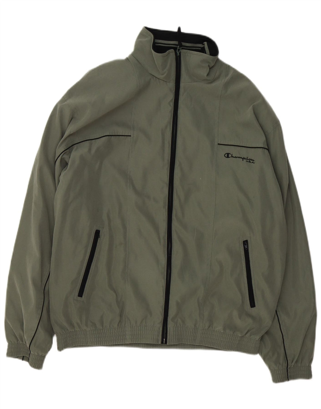 Jaqueta bomber masculina Champion UK 42 XL poliéster verde