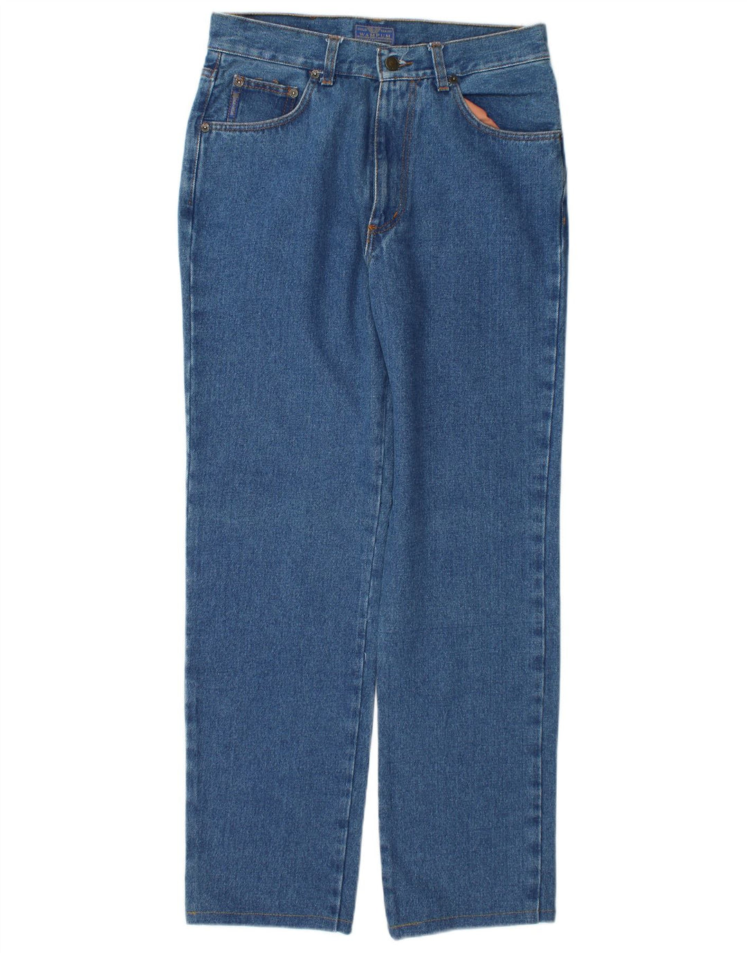 Calça jeans reta masculina Wampum W32 L31 algodão azul