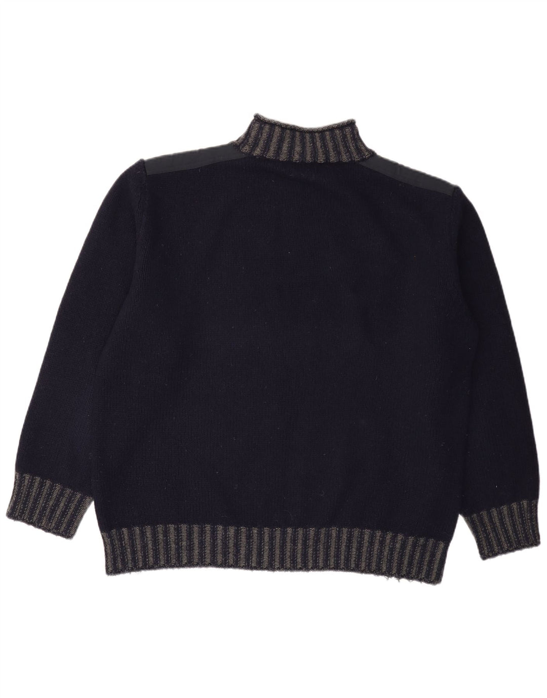 Murphy & Nye Suéter masculino Sailwear com gola tartaruga gráfica 2XL azul marinho