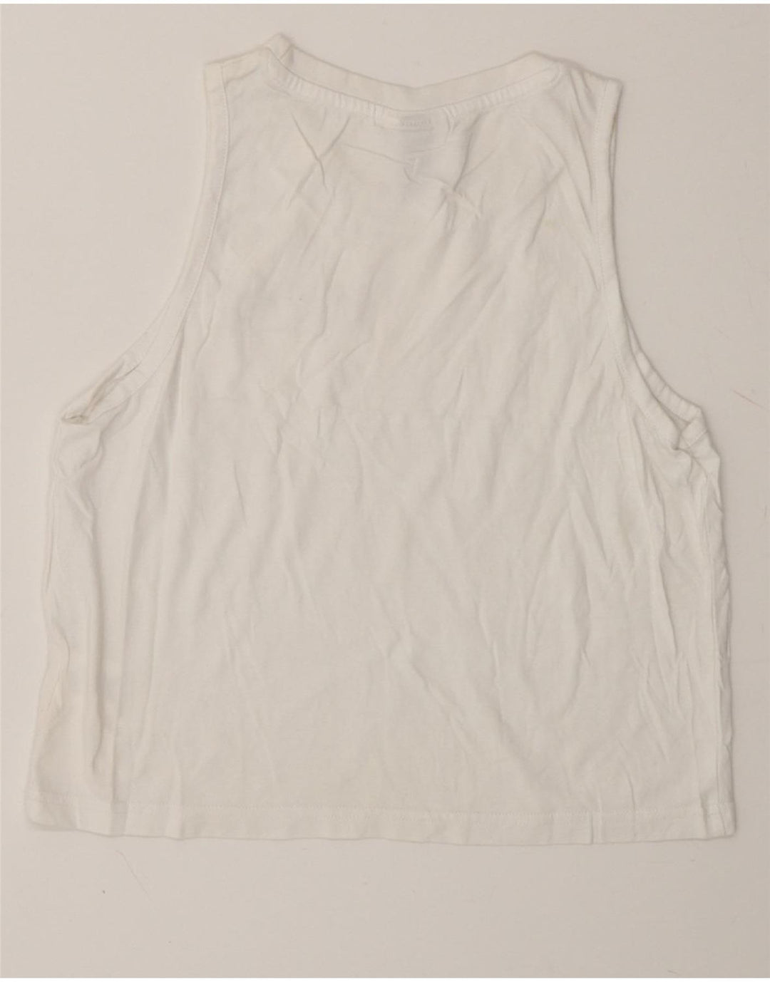 ELLESSE Girls Graphic Vest Top 9-10 Years White Cotton Vintage Ellesse and Second-Hand Ellesse from Messina Hembry 