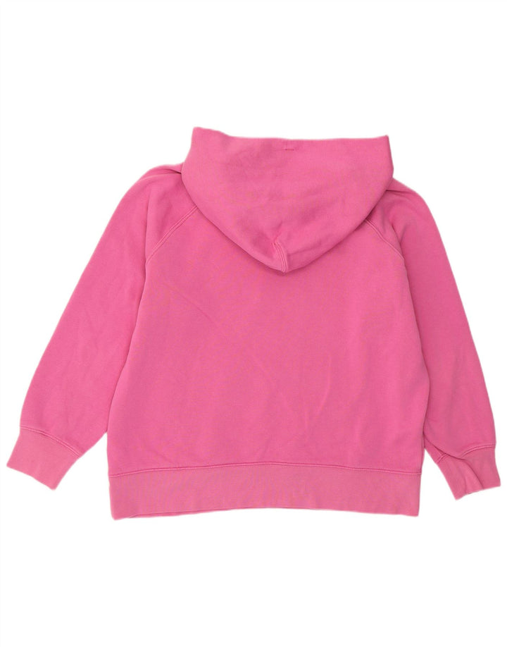 Suéter feminino Levi's com capuz grande e gráfico UK 14 rosa médio
