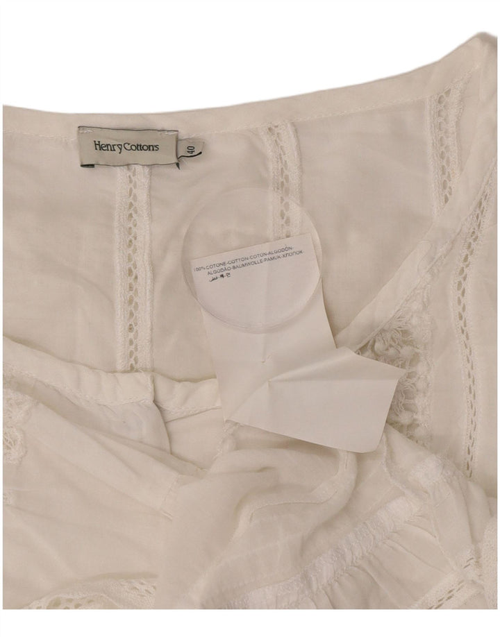 Túnica feminina Henry s manga 3/4 oversized IT 40 pequena branca