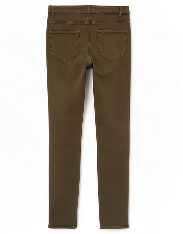Zara Jeans Skinny Feminino EU 40 Médio W30 L27 Caqui