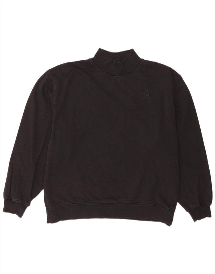 Oceansapart moletom masculino jumper médio algodão preto
