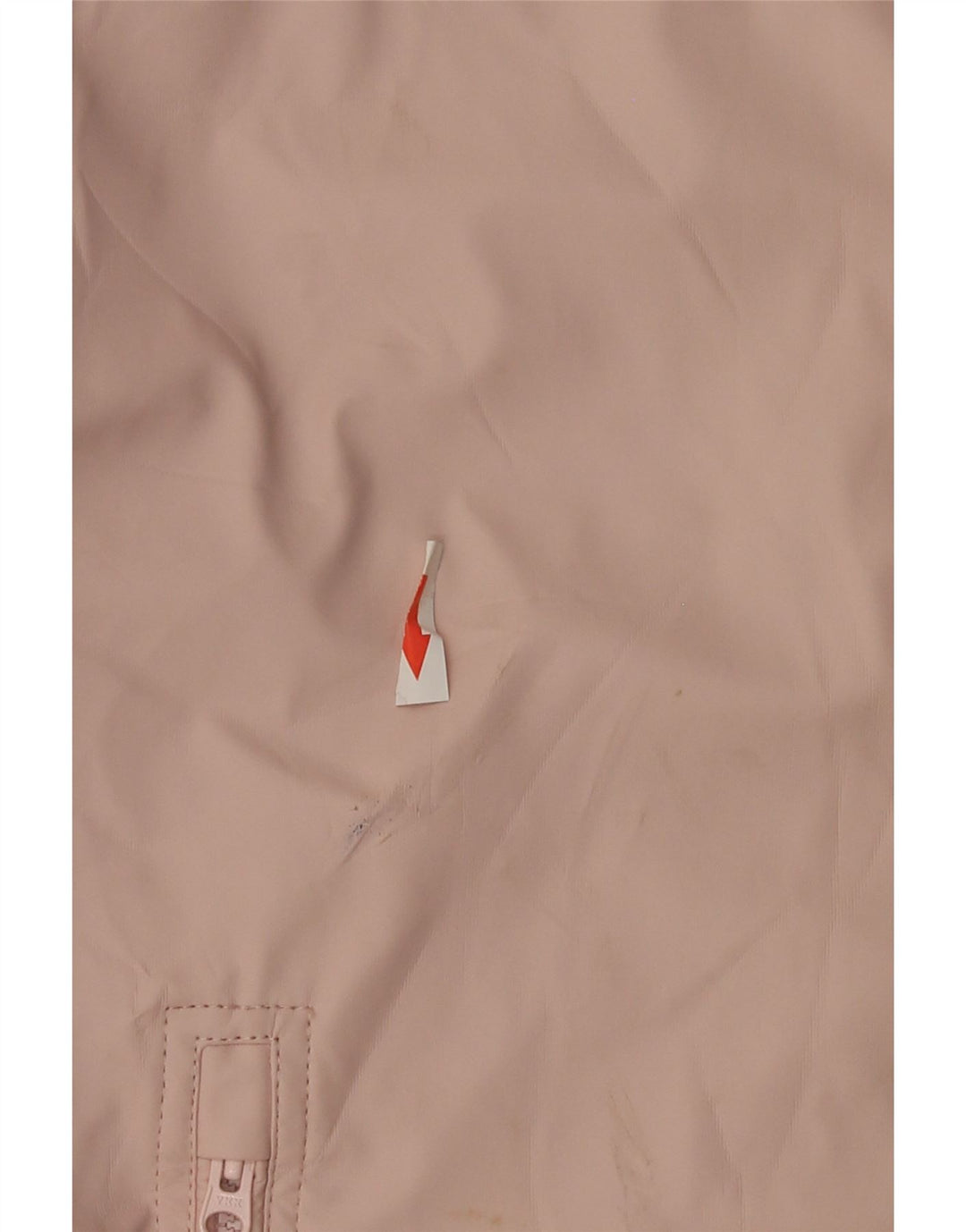 Jaqueta corta-vento feminina com capuz French Connection EUA 8 rosa médio
