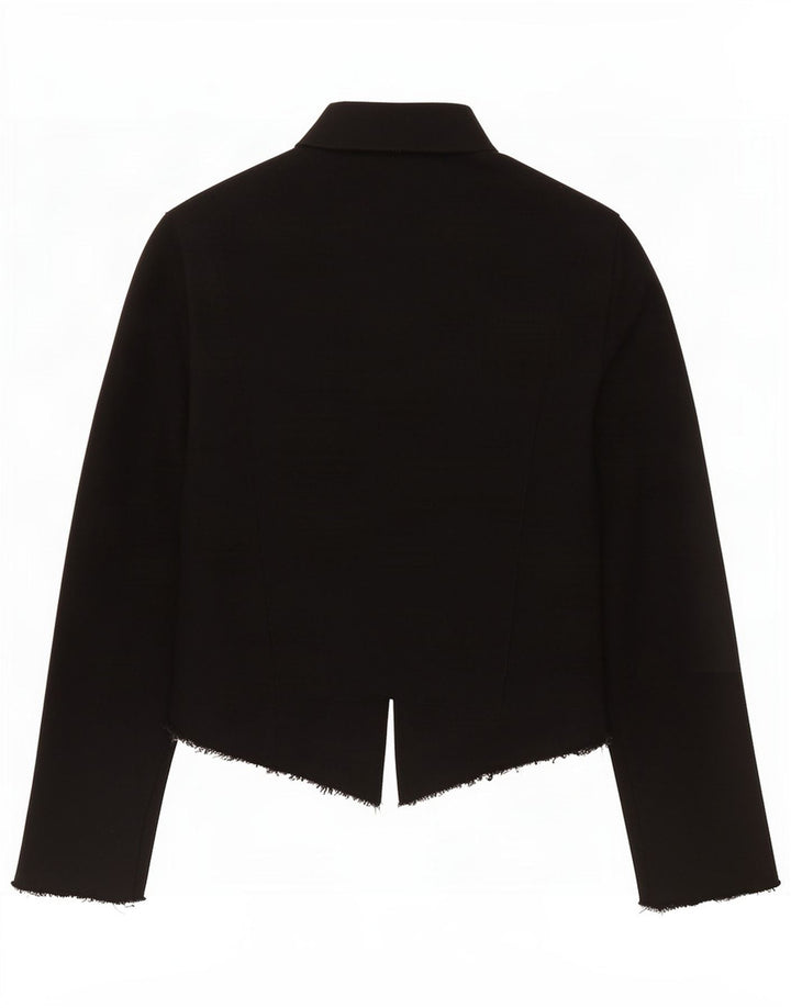 Jaqueta Bolero Feminina Zara Reino Unido 14 Grande Preto