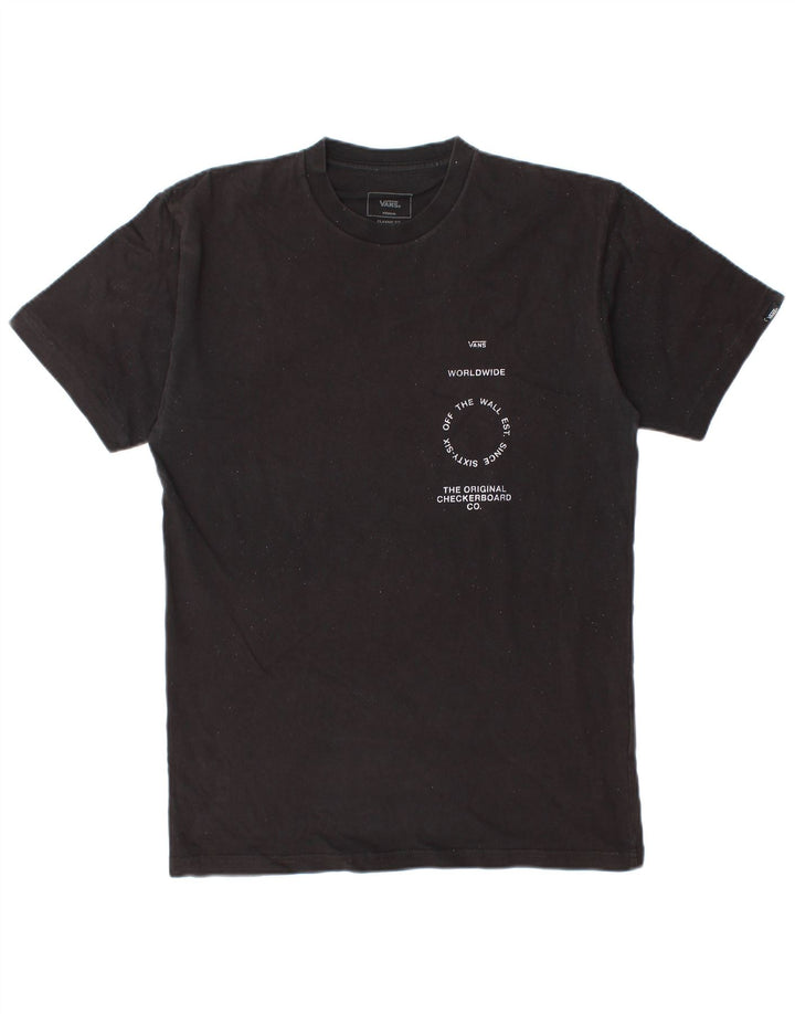 Camiseta Vans Masculina Classic Fit Graphic Top Médio Preto