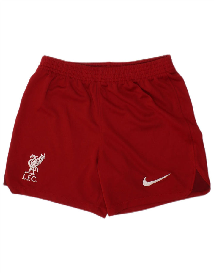 NIKE Boys Liverpool Sport Shorts 10-11 Anos Médio Vermelho Poliéster