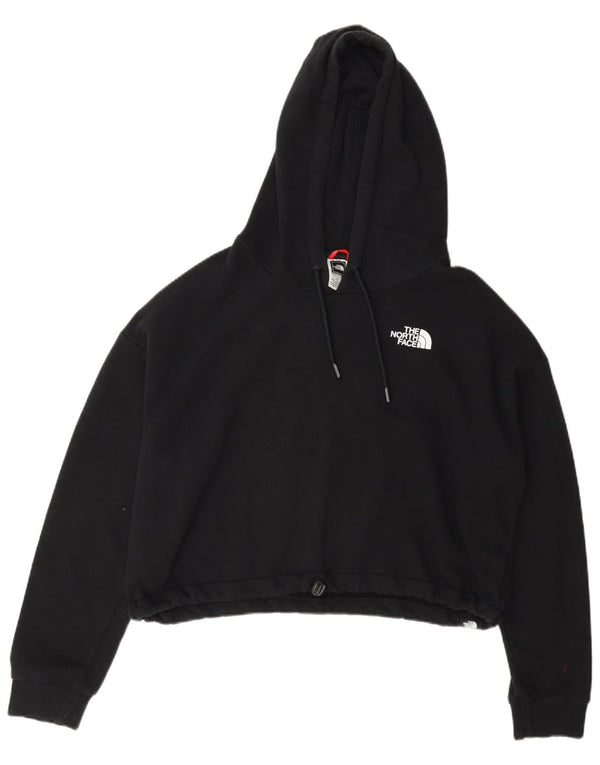 Suéter com capuz feminino The North Face Crop Graphic UK 18 XL preto