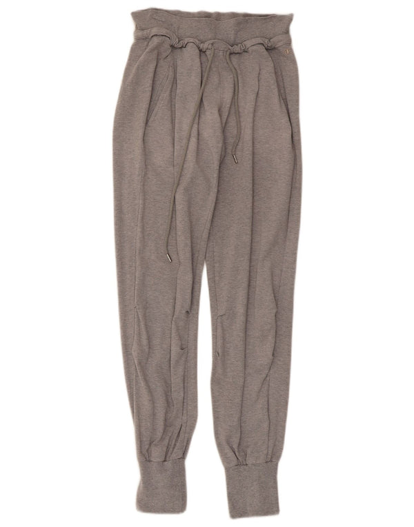 Calça esportiva feminina Champion Heritage Fit Joggers UK 4 XS cinza algodão