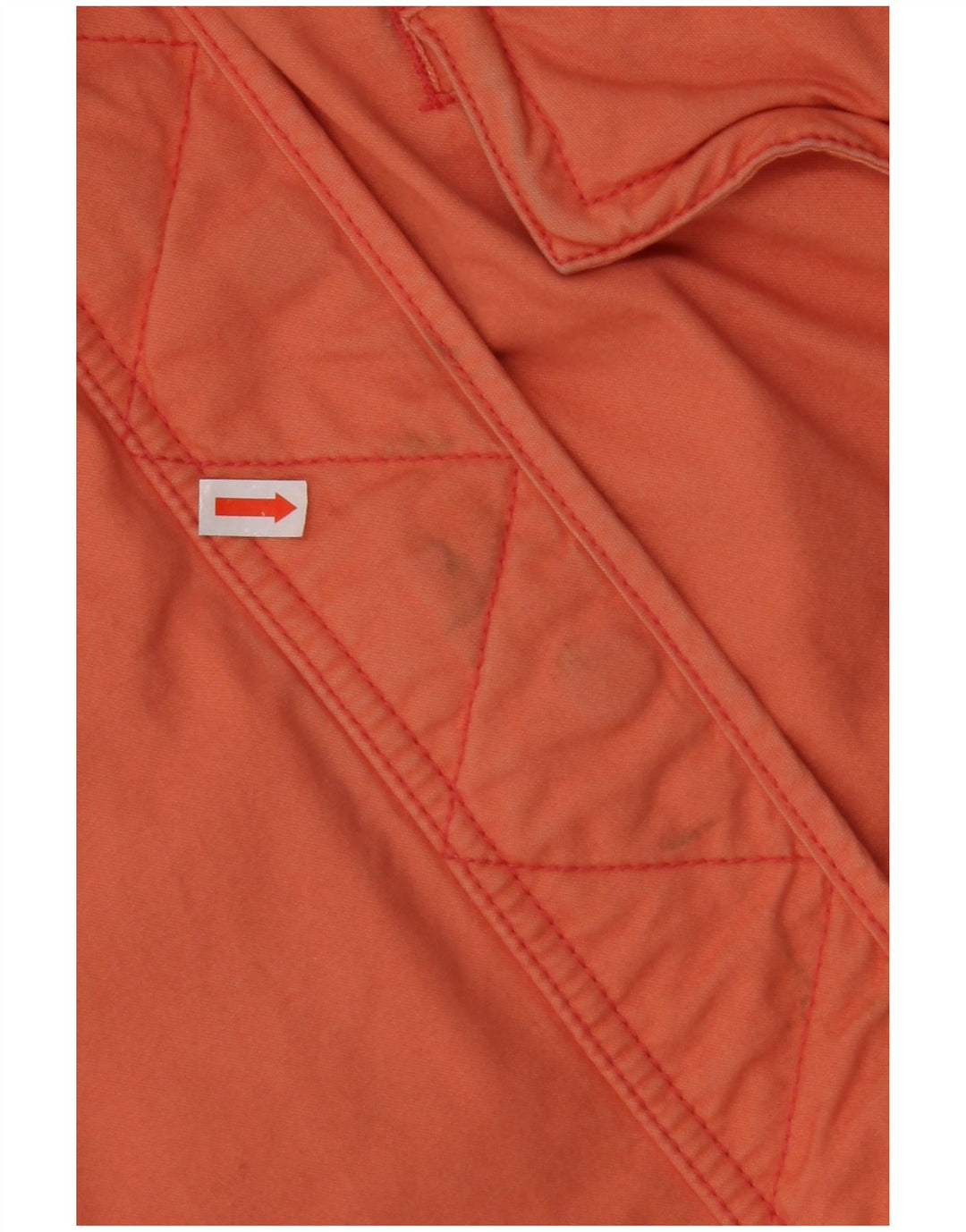 Jaqueta parka feminina com capuz grande TOMMY HILFIGER Reino Unido 10 pequena laranja