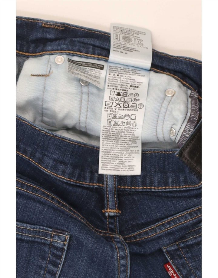 Levi's Masculino 511 Slim Jeans W34 L32 Azul Marinho Algodão