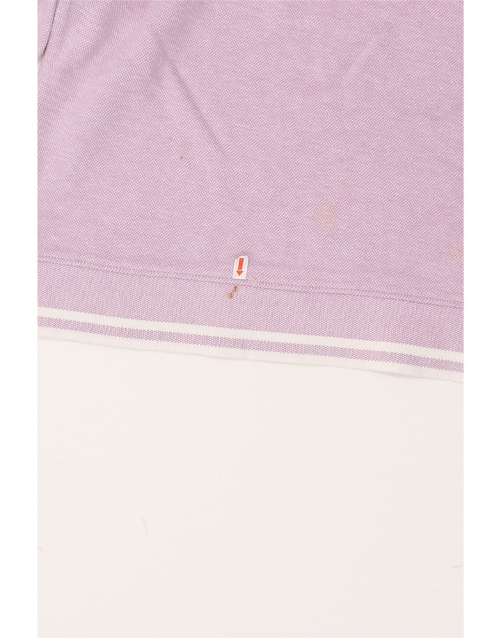 CREW CLOTHING Womens Sweatshirt Jumper UK 12 Medium Purple Cotton Vintage Crew Clothing and Second-Hand Crew Clothing from Messina Hembry 